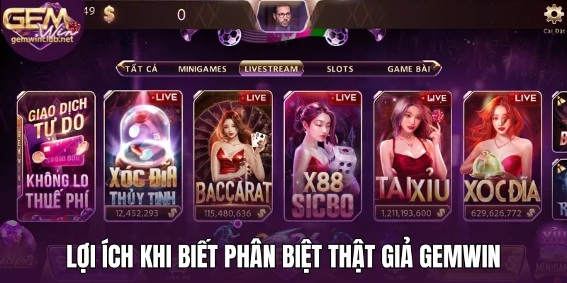Lợi ích khi biết phân biệt thật giả Gemwin