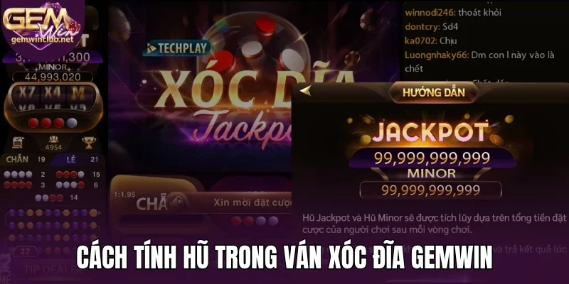 Cách tính hũ trong ván xóc đĩa Gemwin