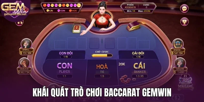 Khái quát trò chơi baccarat Gemwin